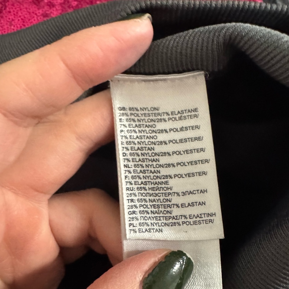 NORTH FACE 🩶 Women's Black, Gray High Waisted Striped Leggings (Size Small) - Picture 8 of 10
